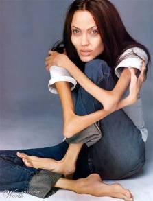 Qué ser�a de Angelina Jolie si fuera anoréxica